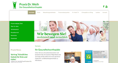 Desktop Screenshot of drweih.de