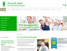 Tablet Screenshot of drweih.de